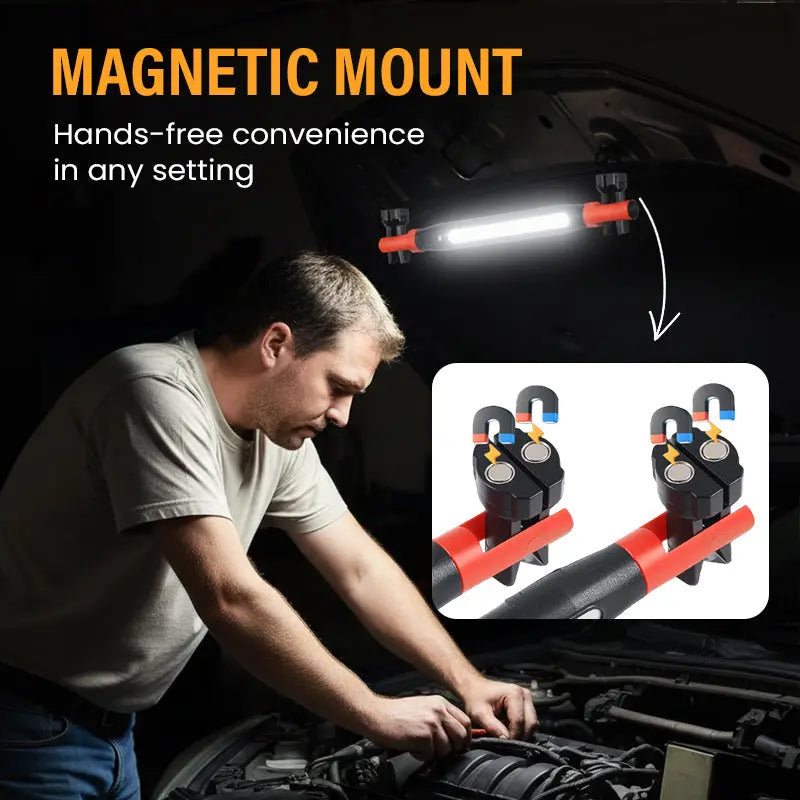 🚗💡🔋 Magnetické LED autoinspekční světlo