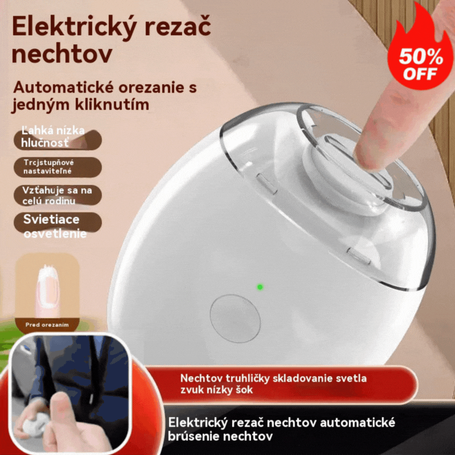 💅 Kupte 1 a získejte 1 zdarma! ✨ Automatický pilník na nehty 1, bezpečná a šetrná péče o nehty 👶🔧