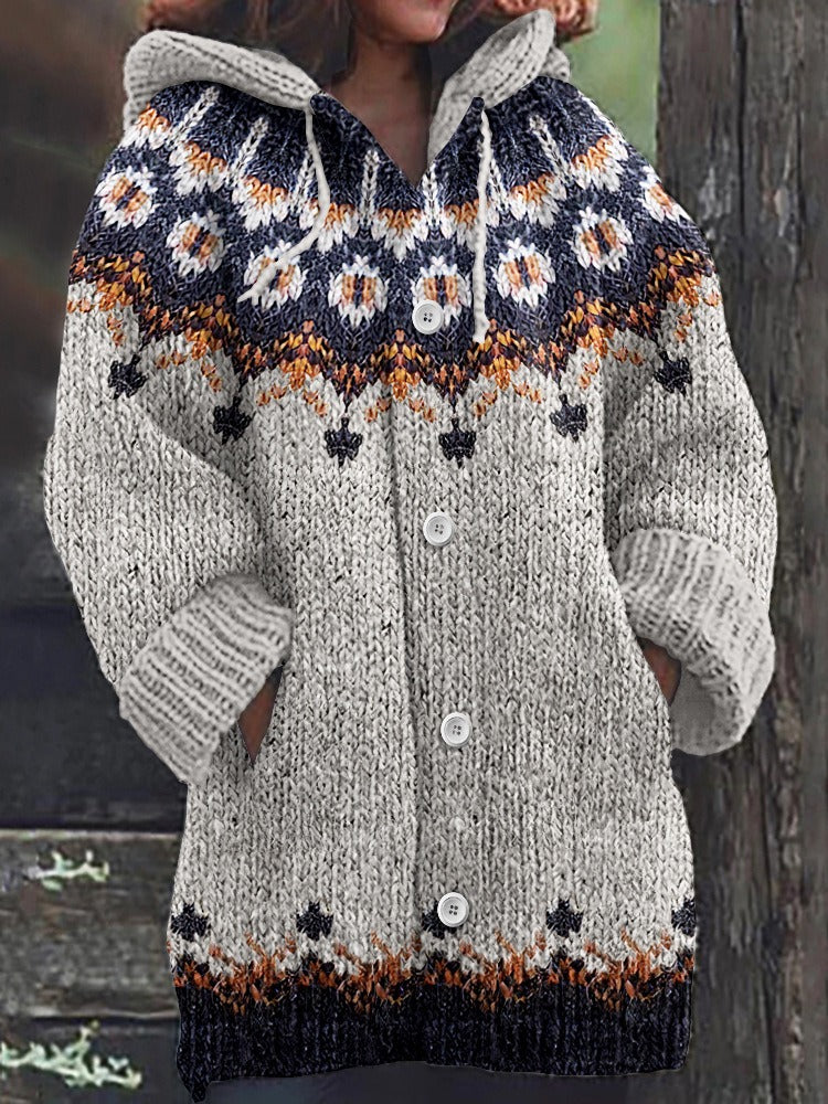 🥰【S-5XL】Nový pohodlný retro svetr kardigan