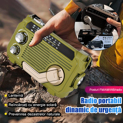 🏕️【Rádio - slouží také jako dekorativní ozdoba】✨👍Přenosná multifunkční AM rádiová svítilna