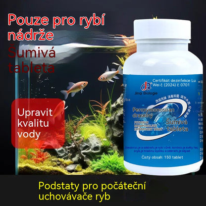 🐟【300 kapslí】💧Šumivé tablety na čištění vody v akváriích a jezírkách🔥
