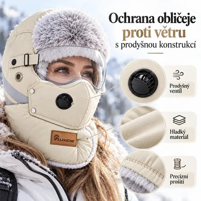 🧢👍Zateplená cyklistická čepice do chladného počasí – větruodolná, s ochranou uší