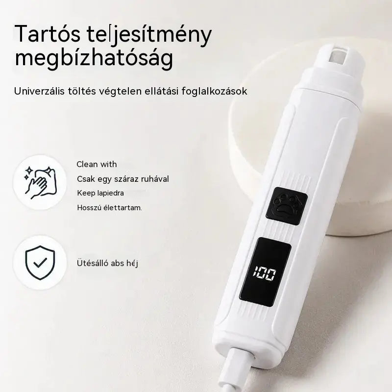 🔥【Kupte 1 a získejte 1 zdarma】🐱🐶 Elektrický pilník na nehty pro domácí mazlíčky s LED indikátorem napájení