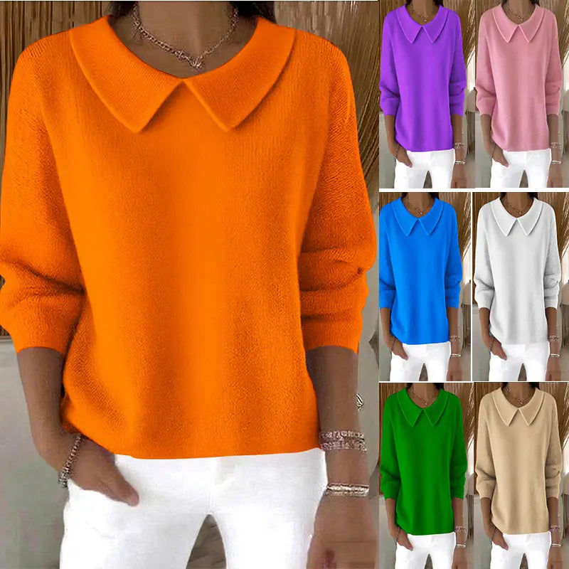 🔥【Kup 1 a dostaneš 1】【S-3XL】Pohodlný top s dlouhým rukávem a výstřihem do V, rok výroby podzim a zima