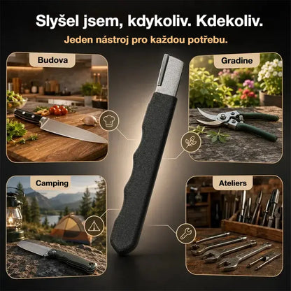 🔪 Tupý nůž se během vteřiny naostří! Přenosný multifunkční brousek na nože z tvrdé slitiny – kupte dva, dva zdarma, 4 kusy dostanete zdarma! ✨🛠️