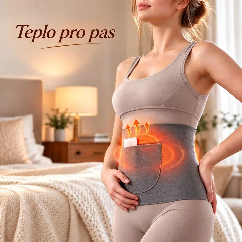 🔥【Kup 1, získej 1 zdarma】Pás podšitý hřejivým fleecem, ochrana do chladného počasí se dvěma kapsami