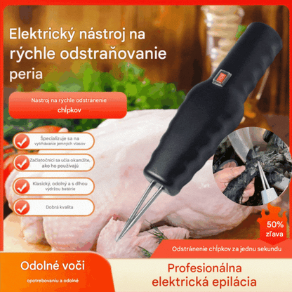 【 1 kus 600 Kč】🐓🦆Přenosný elektrický stahovák peří pro kuřata, kachny, husy a drůbež (nabíjení přes USB)