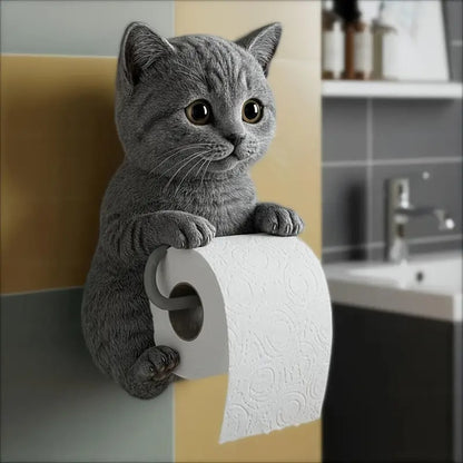 🐱【Kupte 1 a získejte 1 zdarma】Držák toaletního papíru s roztomilým kočičím motivem