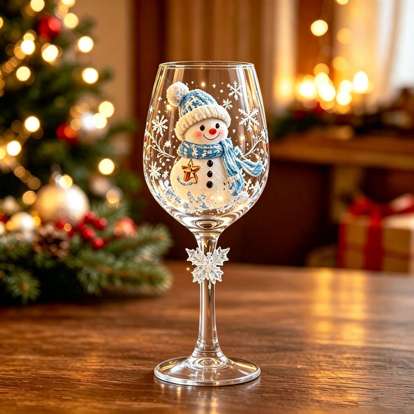 🎄✨ Kouzelné vánoční sklenice na víno: Proměňte každý přípitek ve sváteční zážitek! 🥂❤️