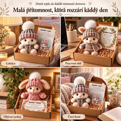 🎁🐇Mini objímací zajíček - roztomilý velikonoční dárek