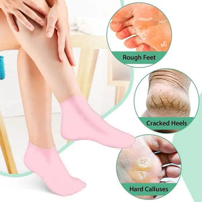 💥【3ks】🧦Ponožky na nohy, exfoliační ponožky, zabraňují suchým nohám a zmírňují únavu nohou💕