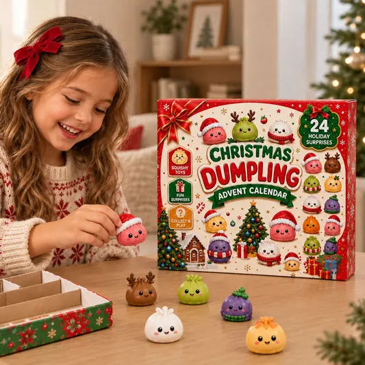 ❄️ 🥰 Čtyřiadvacet dní se squishy – DIY dušená houska hračka slepá taška dárek