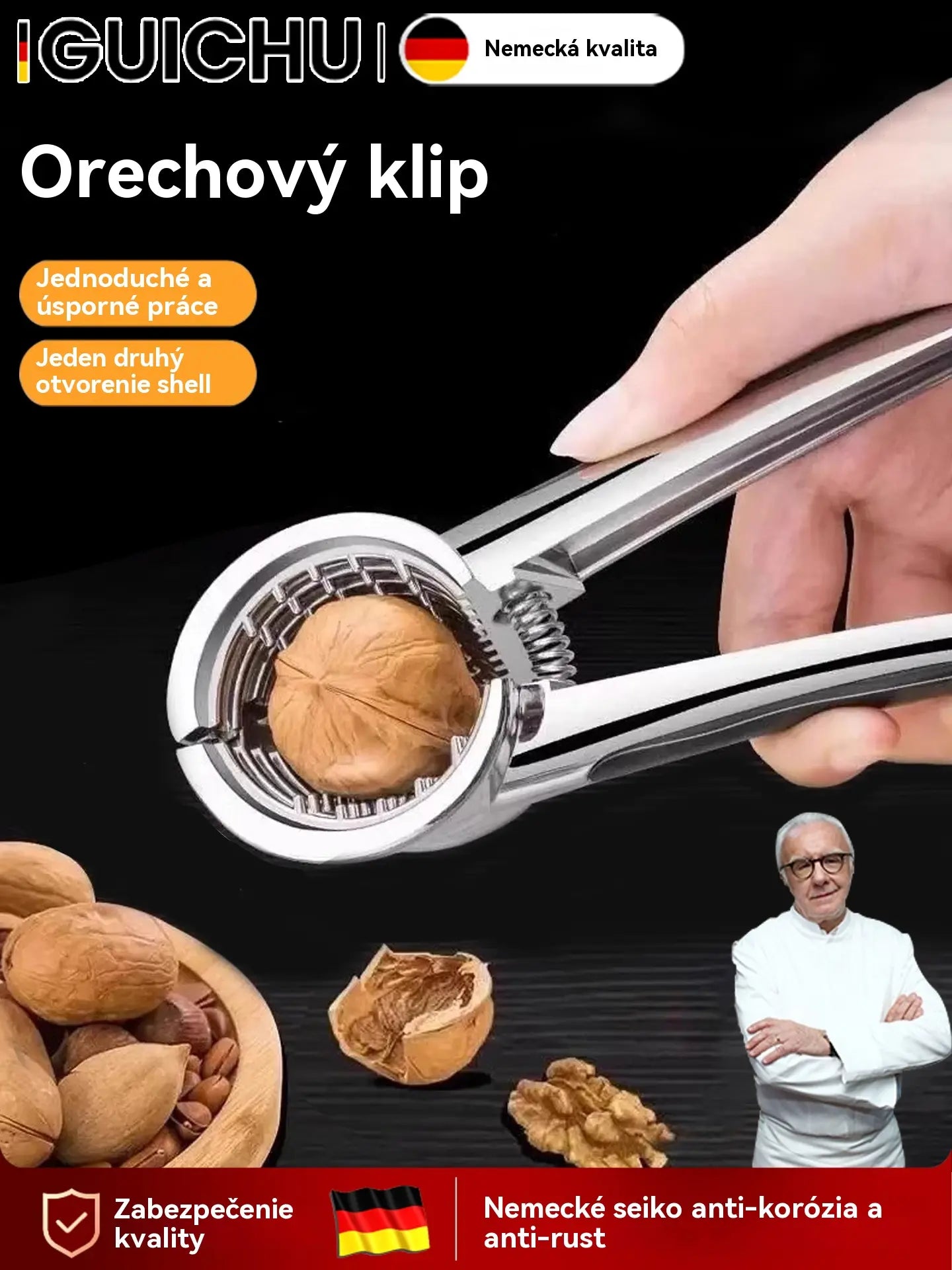 🌰【Kupte 1 a získejte 1 zdarma】Multifunkční škrabka na ořechy