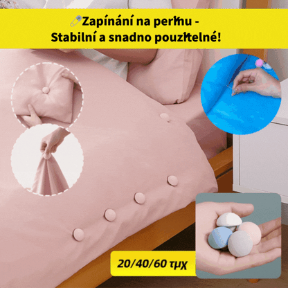 ✨【20/40/60 ks】🧷Zapínání na peřinu - Stabilní a snadno použitelné!