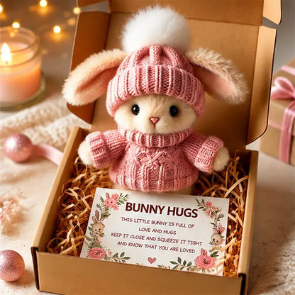 🎁🐇Mini objímací zajíček - roztomilý velikonoční dárek
