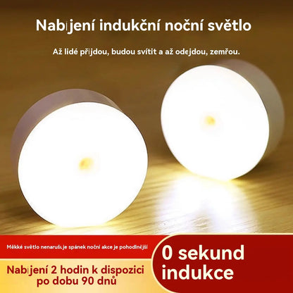 🏡【Kupte 1 a dostanete 1 zdarma】💡Inteligentní LED lampa s indukcí lidského těla, pohodlné a praktické nabíjení