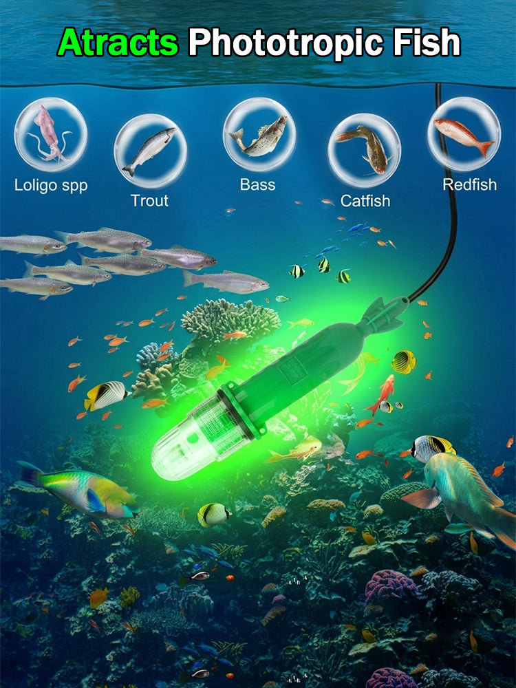 🚨🐟LED světlo na přitahování ryb 3V podvodní světlo na přitahování ryb, speciální signální světlo