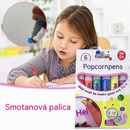 🎁【Kupte 1, získejte 1 zdarma】3D tiskařské pero pro děti: Kreslení bublin ve stylu popcornu (DIY)