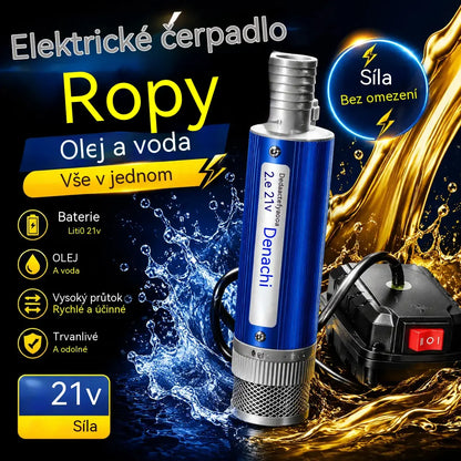 【Elektrické olejové čerpadlo】✅Platba na dobírku🔥Nové olejové a vodní čerpadlo na lithiovou baterii, 21V, napájené lithiovou baterií 💥