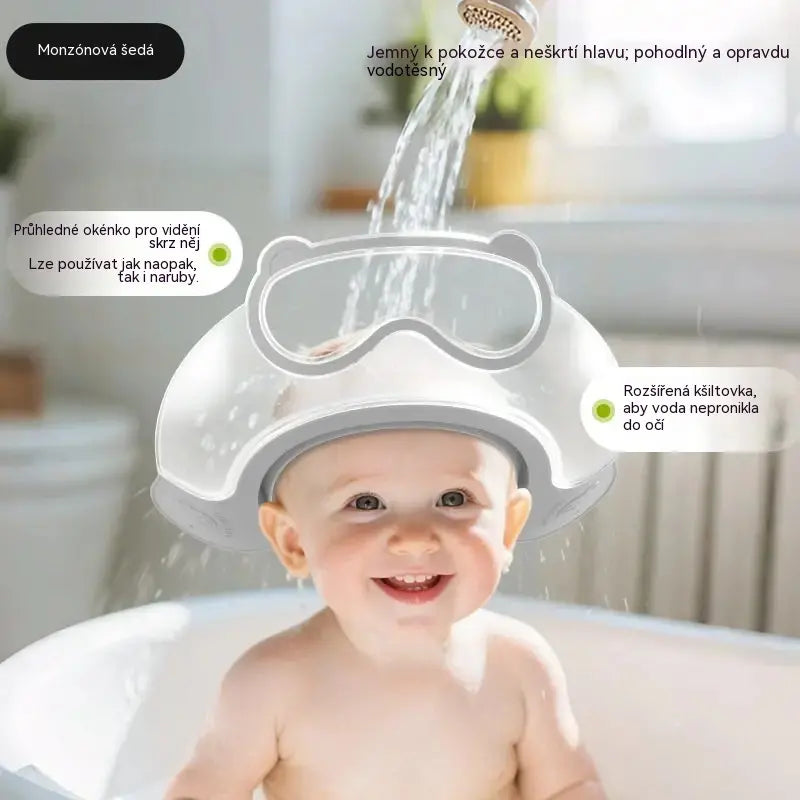 🛁👶Nastavitelný koupací štít pro děti: chrání uši při mytí vlasů