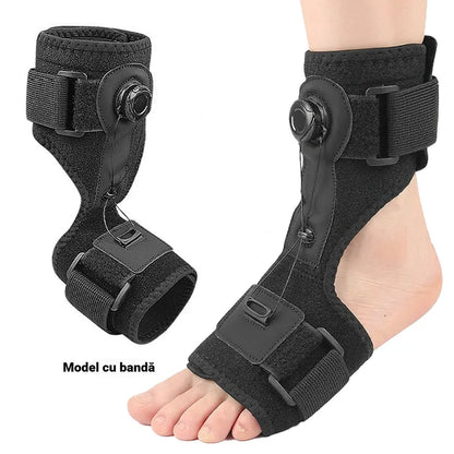 🏃‍♀️【2 jednotky】Lékařské ortézy pro pokleslou nohu a plantární fasciitidu, s otočným nastavovacím knoflíkem a hliníkovou oporou, pro denní i noční použití.