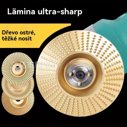 ⚙️🧰【1 sada za 3 kusy】Multifunkční kotouč pro tvarování úhlové brusky na dřevo