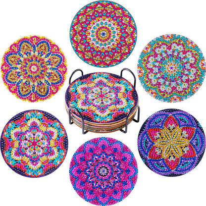 🎁🎨【Sada nářadí + železný rám + 6 diamantových obrazů*2】Podložka na malování s kamínky pro kutily