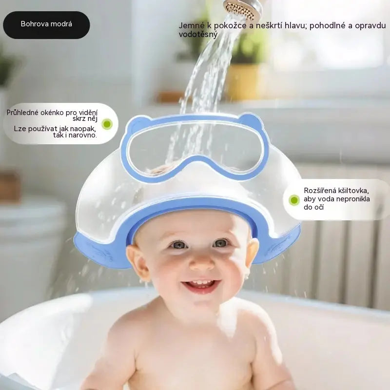 🛁👶Nastavitelný koupací štít pro děti: chrání uši při mytí vlasů