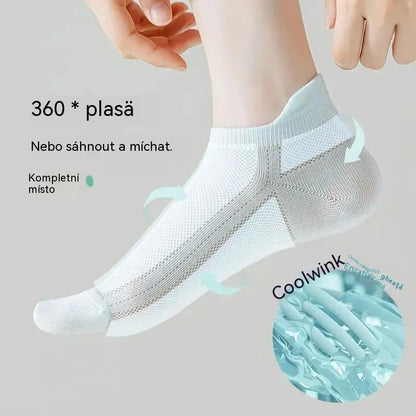 🔥【🔥10 párů】Pánské prodyšné, antibakteriální a deodorizující business ponožky【Velikosti 36-46】