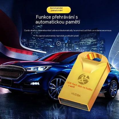 【32 GB】Vysoce kvalitní univerzální USB disk pro hudbu do auta 【2 500 populárních skladeb + 100 videí】
