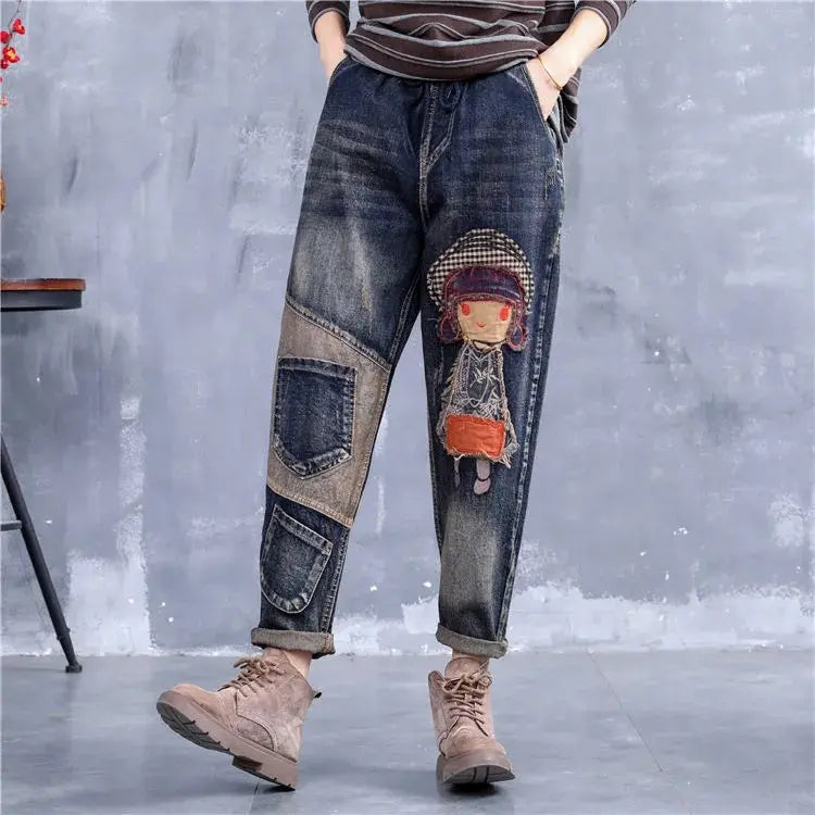 🔥【 Kupte 1 a získejte 1 zdarma】【S-5XL】Módní dámské džíny s elastickým pasem, moderní a pohodlné, k dispozici v mnoha velikostech