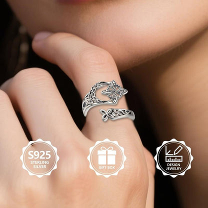 [Kupte 1, dostanete 1 zdarma] Nastavitelný prsten s keltským čarodějnickým uzlem – Nekonečno, síla a styl na dosah ruky ✨💍