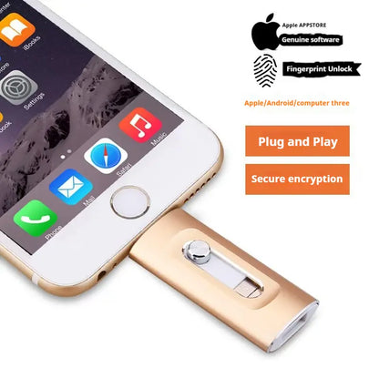 📲Lze použít jako USB flash disk pro mobilní telefony a počítače, vysokorychlostní a vysoce výkonný USB flash disk