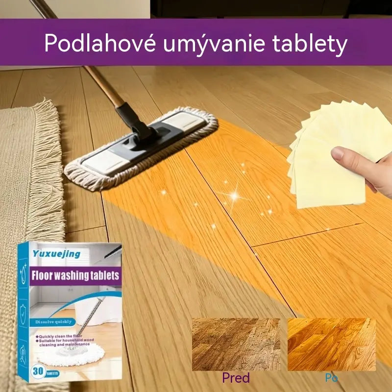 🧹 90-účelové čistící ubrousky na podlahu – účinné odstraňování skvrn, svěží vůně 🌿