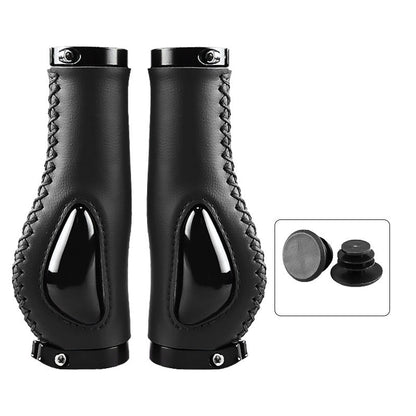 🏍️【NYNÍ SLEVA 50 %! 】 Ergonomické rukojeti řídítek s opěrkou dlaní – křídlový design, dvojité zamykání a tlumící TPR