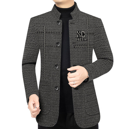 🧥 SLEVA 60%! 🔥 Pánský zimní kabát 3D střihu - hrubý a větruodolný, ideální do chladného počasí venku ❄️✨【40-90kg】
