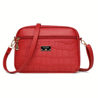 🔥👜Nová módní dámská crossbody kabelka 2025 brzy na jaře ---velká kapacita, jednoduchý styl, nastavitelný ramenní popruh