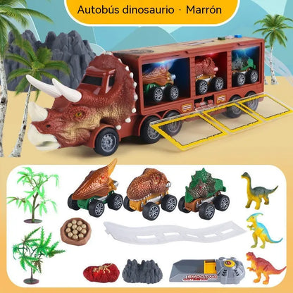 🦖🚛 Interaktivní náklaďák na přepravu dinosaurů: se světly, zvuky a pohyblivými figurkami – vydejte se na zábavné pravěké dobrodružství! ✨🎮