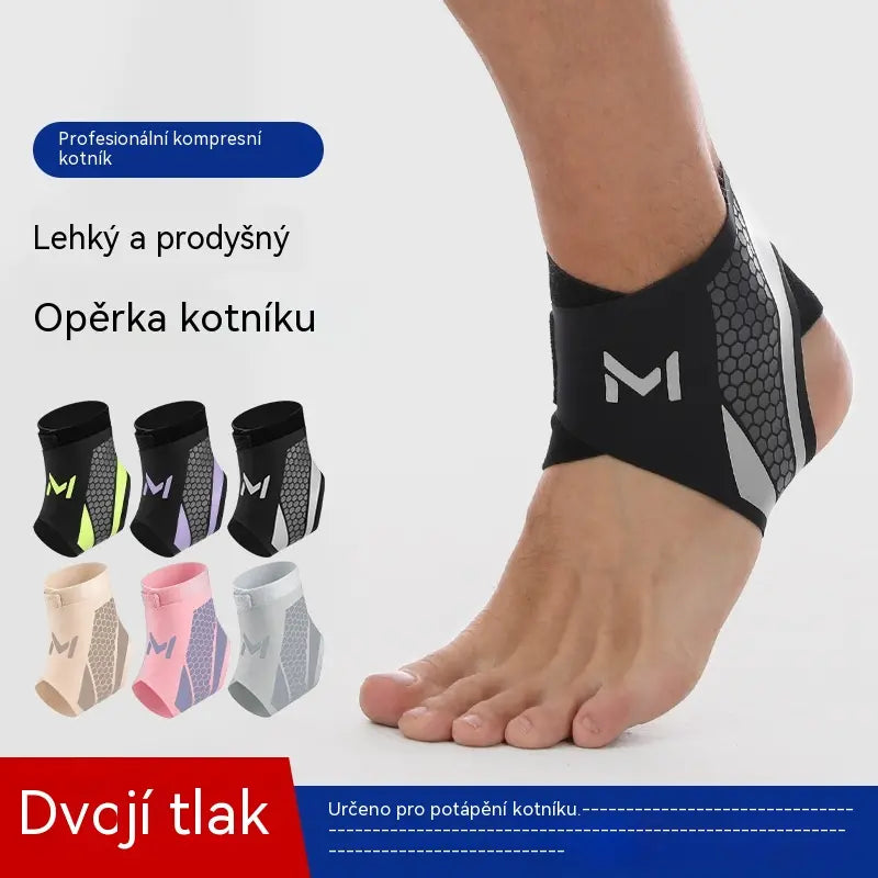 🔥HORKÝ VÝPRODEJ🏃 Lehká kompresní ortéza na kotník | Kompresní ochrana proti podvrtnutí – prodyšná a ideální na basketbal fotbal a fitness