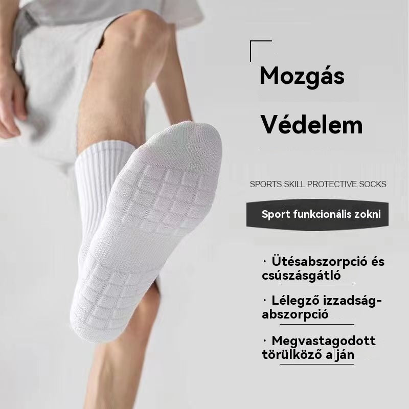 😍🧦【10 párů】 Pánské dlouhé sportovní ponožky, odvádějí pot, tlumí nárazy, chrání paty, odolají zápachu, jsou prodyšné, vhodné na basketbal a každodenní sporty.