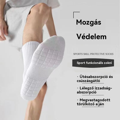 😍🧦【10 párů】 Pánské dlouhé sportovní ponožky, odvádějí pot, tlumí nárazy, chrání paty, odolají zápachu, jsou prodyšné, vhodné na basketbal a každodenní sporty.