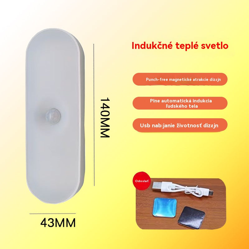 🏡💡【2 ks.】Inteligentní LED světlo se snímáním lidského těla, snadno se nabíjí a je praktické