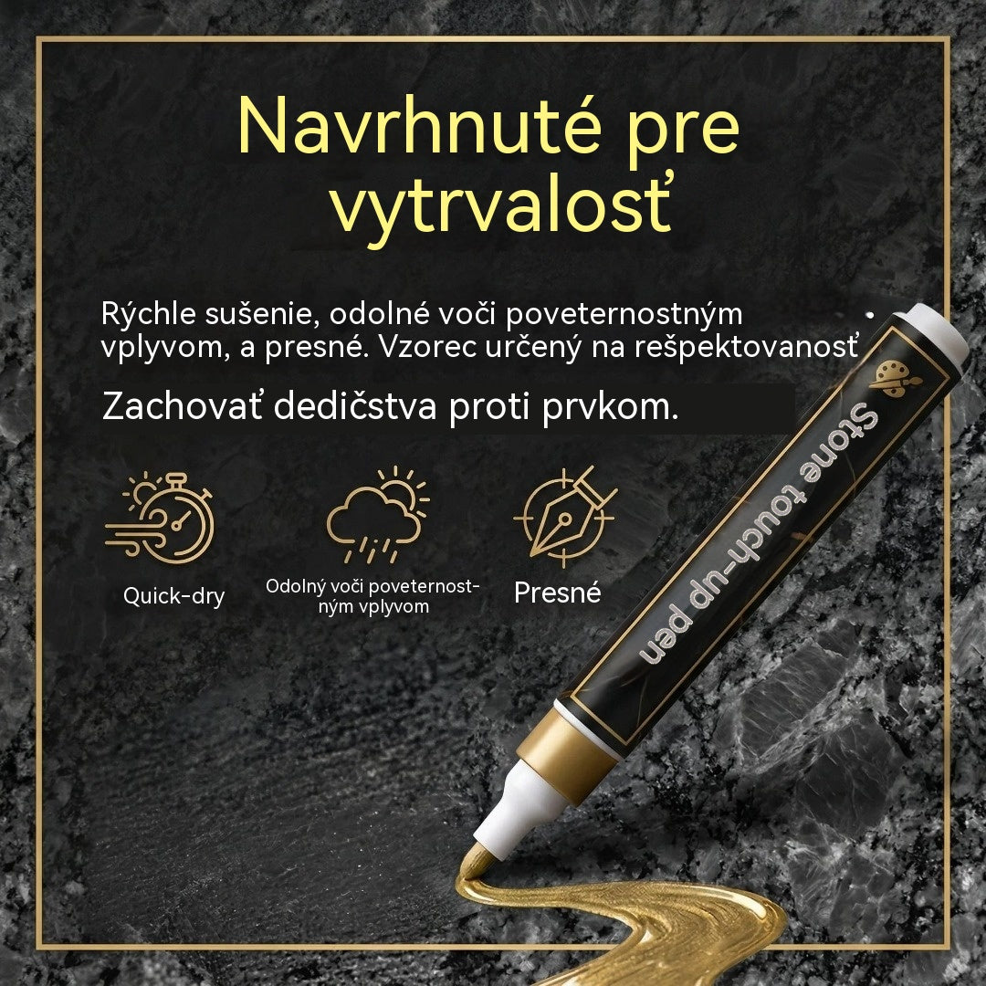 【Kupte jeden, druhý dostanete zdarma】🖍️Voděodolné a blednoucí pero pro opravu a přemalování nápisů na kamenných deskách