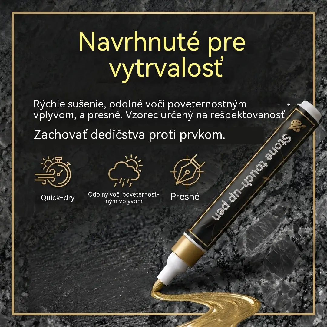 【Kupte jeden, druhý dostanete zdarma】🖍️Voděodolné a blednoucí pero pro opravu a přemalování nápisů na kamenných deskách