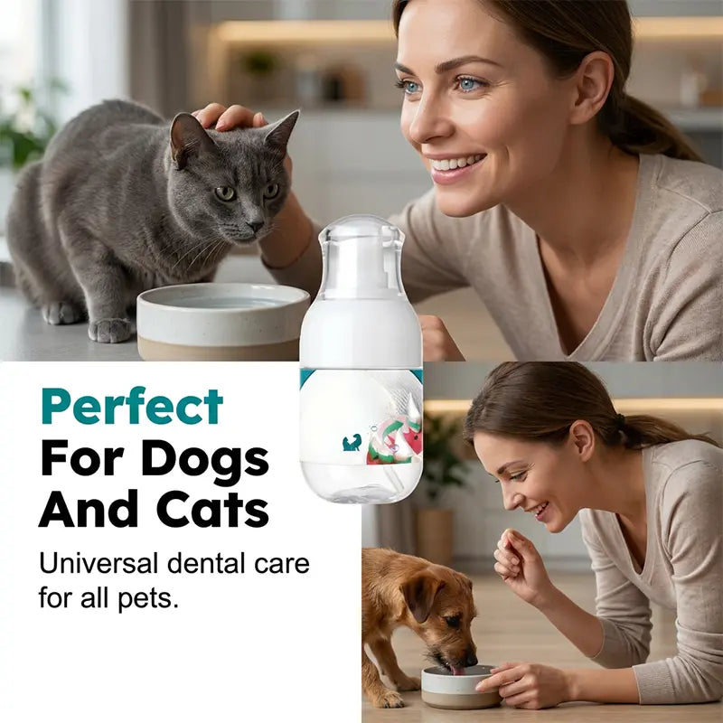 🐾🦷 50%【Kupte 1 a získejte 1 zdarma】 SLEVA! Jedno stříknutí do misky s vodou rozpustí zubní kámen osvěží dech a váš mazlíček si toho ani nevšimne. Konečně péče o zuby bez boje.