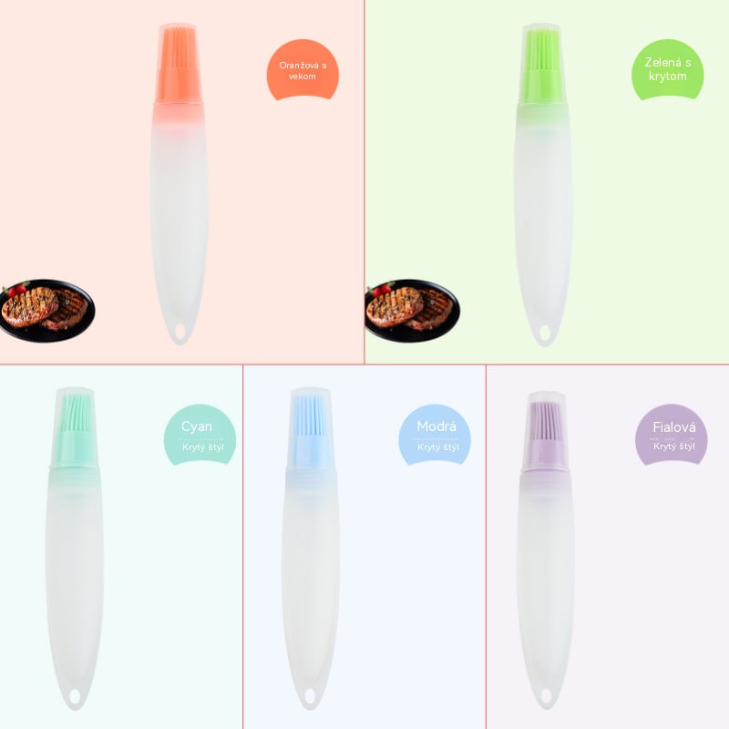 🥩🍲【1 sada po 5 kusech】🖌️Silikonový štětec odolný proti úniku a vysokým teplotám