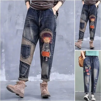 🔥【 Kupte 1 a získejte 1 zdarma】【S-5XL】Módní dámské džíny s elastickým pasem, moderní a pohodlné, k dispozici v mnoha velikostech