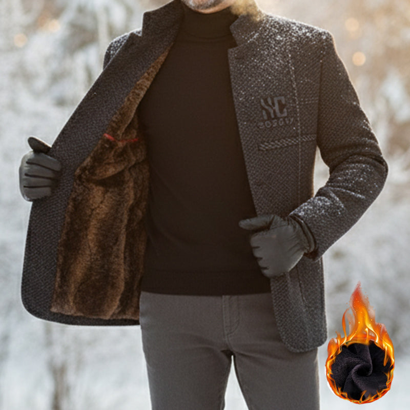 🧥 SLEVA 60%! 🔥 Pánský zimní kabát 3D střihu - hrubý a větruodolný, ideální do chladného počasí venku ❄️✨【40-90kg】