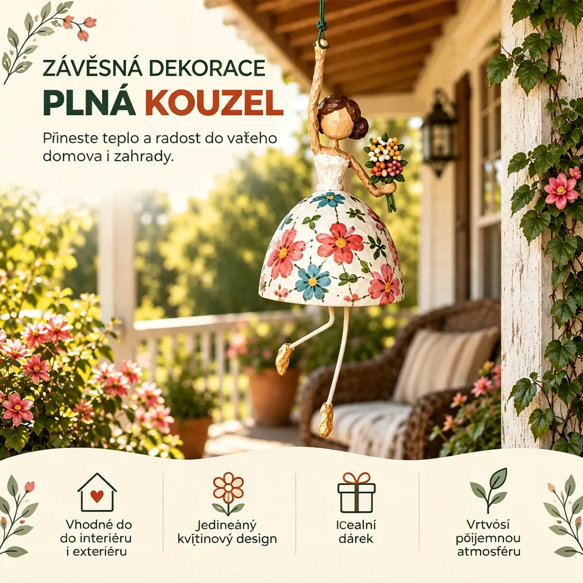 ✨Zábavná závěsná ozdoba ve stylu tanečnice