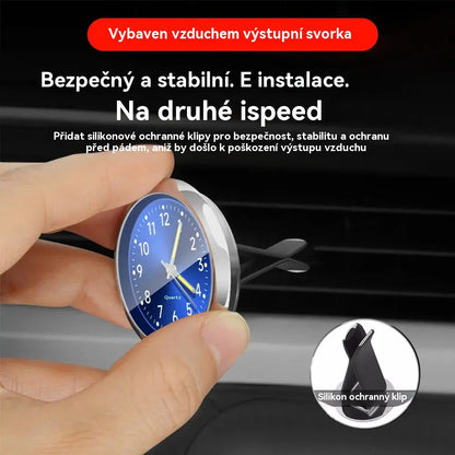 ⏱️【Kupte 1 a získejte 1 zdarma】Miniaturní hodiny do auta s nočním světlem.